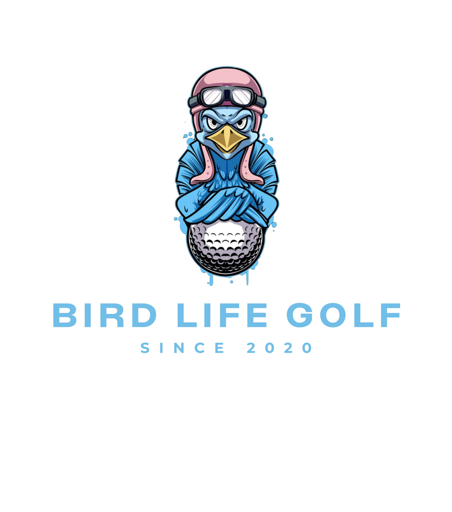 "Bird Life Golf" Graphic logo Tee Shirt