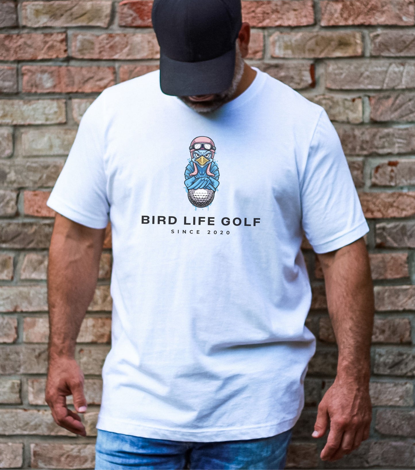 "Bird Life Golf" Graphic logo Tee Shirt
